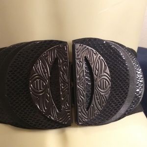 Black Buckle Belt